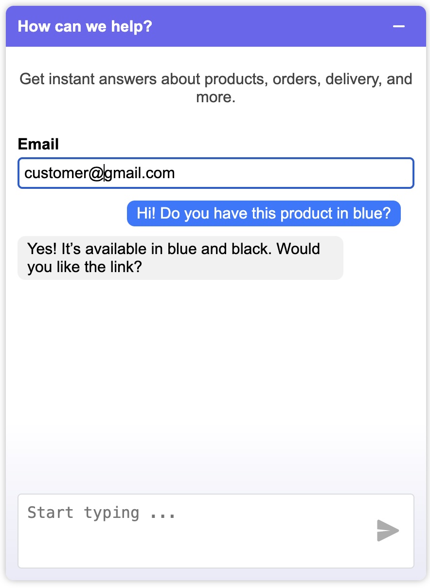 Webtalky Widget